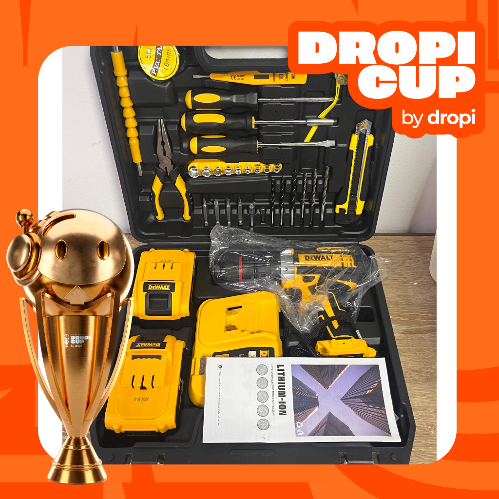 TALADRO 68v + KIT DE HERRAMIENTA FULL